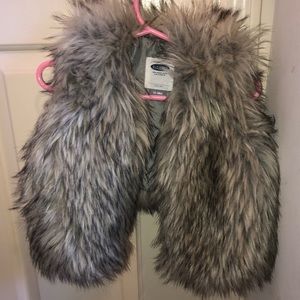 Baby girl 12-18 months fur coat
